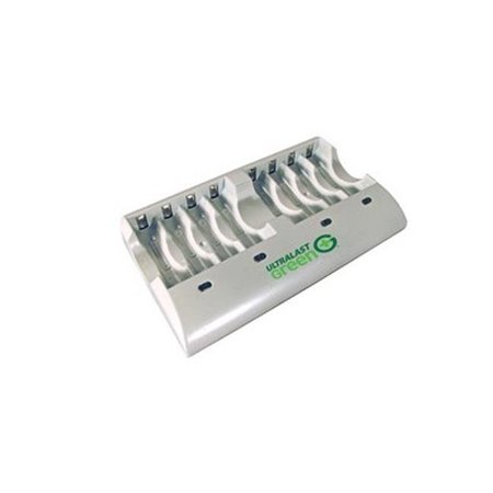 NABC NABC / Saft / Again & Again ULG8SLOT 8 Slot UL Green 2-5 Hour AA / AAA Battery Charger ULG8SLOT